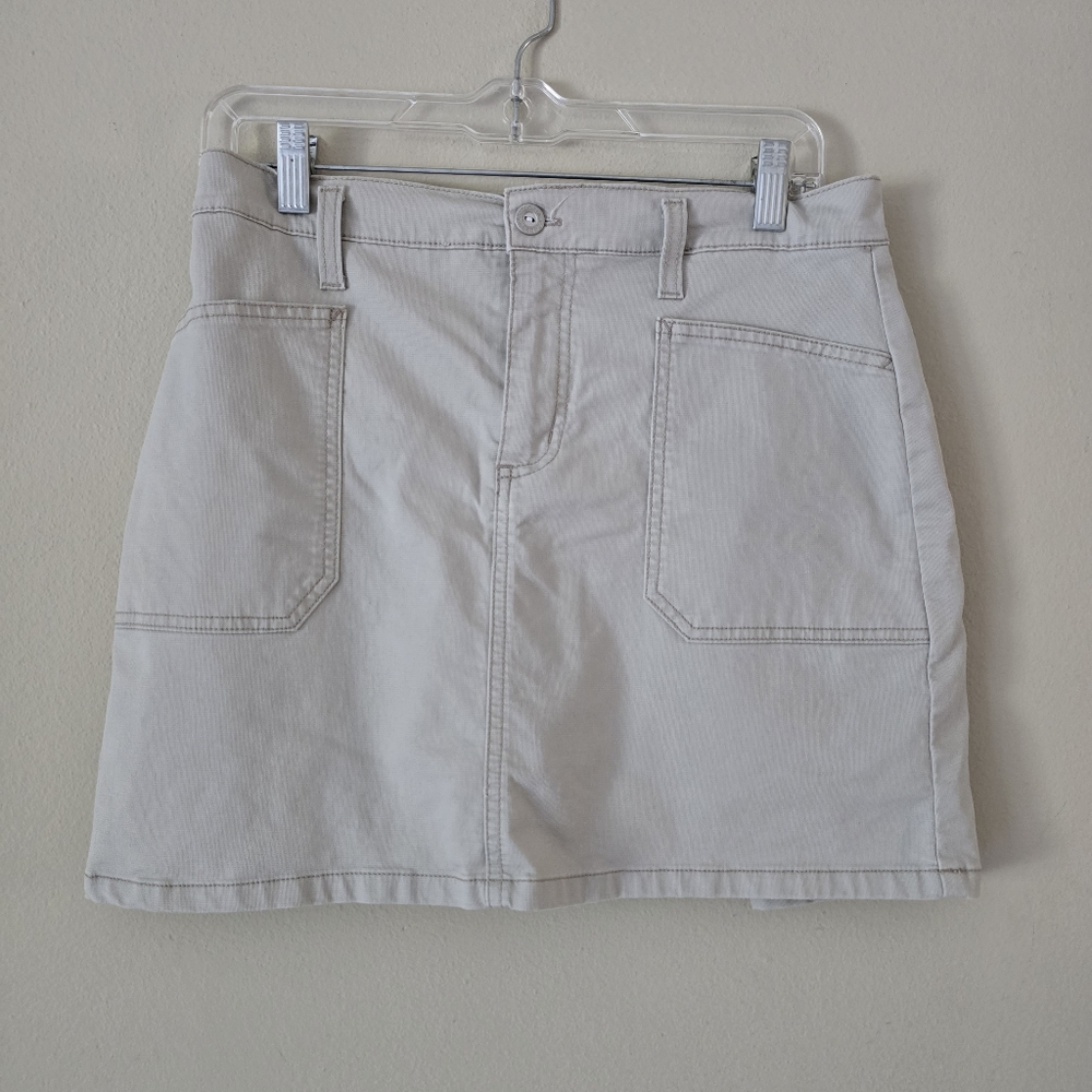 GLORIA‎ BANDERBILT Womens  Beige  Skorts Size 4 Beige   Preppy Y2k